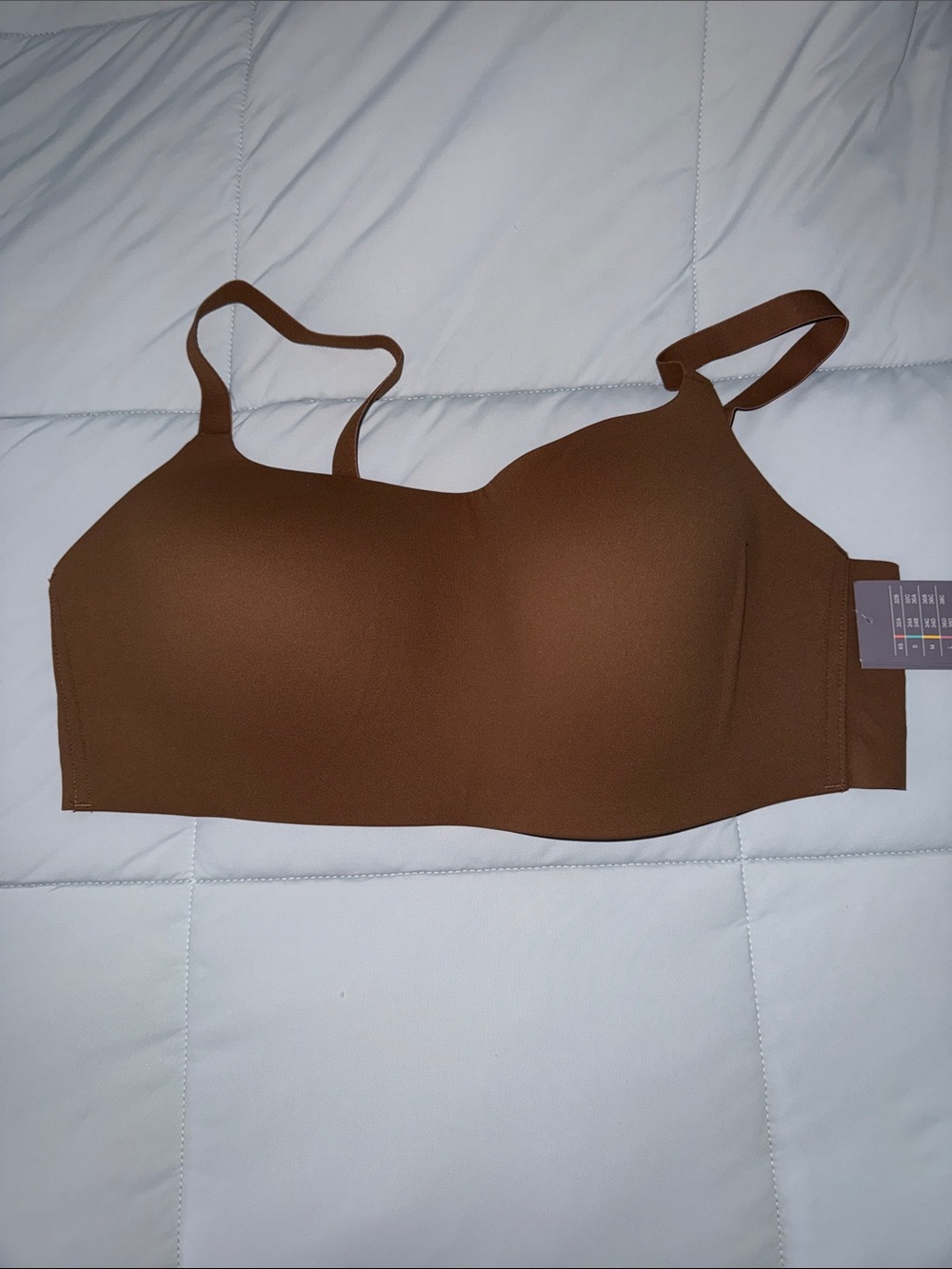 Auden Brown Scoop Neck Wireless Bralette